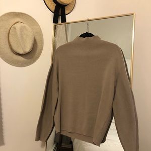 Mock Neck Knit Sweater